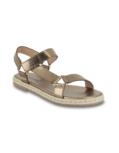 Sandale plate din piele Hipsnake Les Tropéziennes par M Belarbi