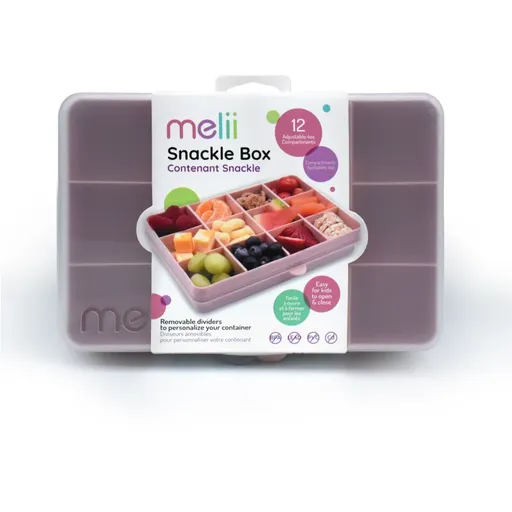 Melii Snackle Box cutie pentru gustare Pink 1368 ml