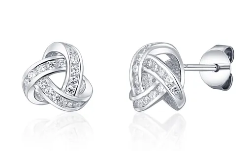 JVD Cercei la modă din argint cu zirconiu SVLE1615XH2BI00