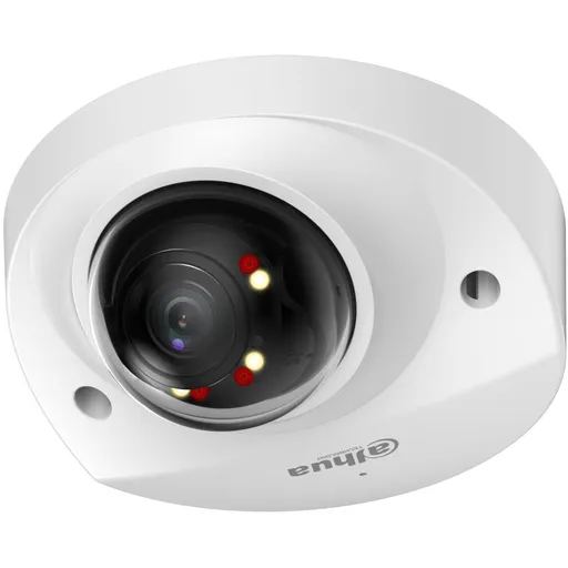 Camera IP Dahua IPC-HDBW2449F-AS-IL-0280B, 4MP, lentila 2.8mm, Smart Dual Light 30m, SMD Plus, microfon, PoE, IP67, IK10