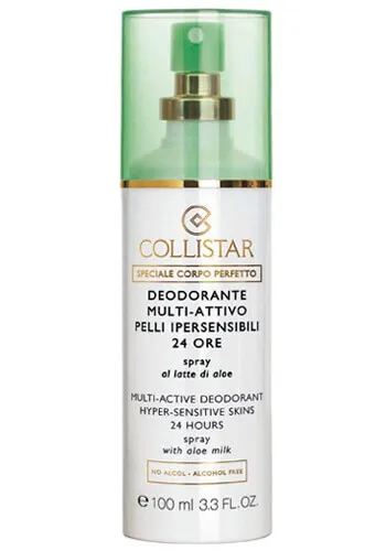 Collistar 24 de ore de pulverizare deodorant pentru piele sensibilă (Deodorantul Multi-Active-Hyper Sensitive skin-uri de 24 de ore) 100 ml