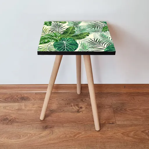 Masuta, Hanah Home, Shp197, 35x42x35 cm, Verde / Bej