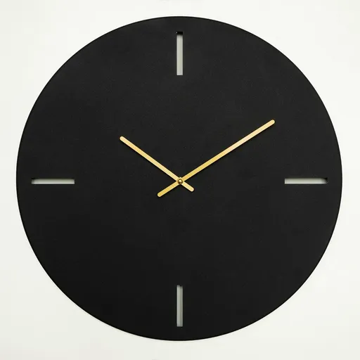 Ceas de perete Timeless APS113, Black , 48 x 48 cm