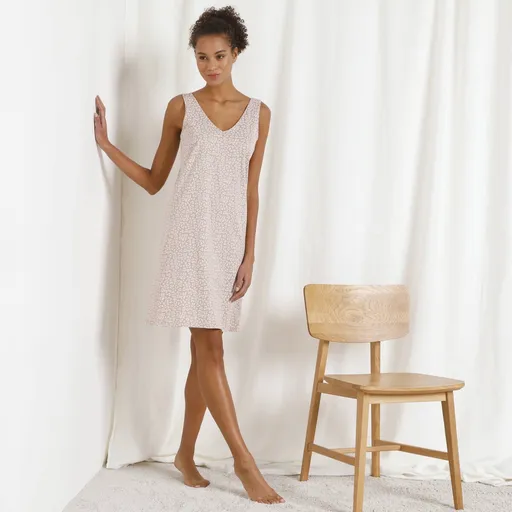 Cămașă de noapte cu imprimeu leopard