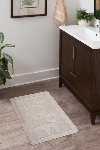 Covoras de baie, L'essentiel Maison, Hope, 60x100 cm, Bej