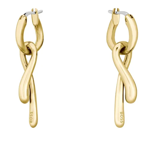 Hugo Boss Cercei fashion din oțel placați cu aur 2în1 1580704
