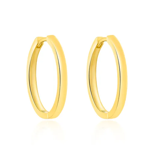 Agato Cercei rotunzi placați cu aur AGT-E251K-GOLD