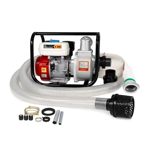 Set Motopompa apa BZP-30, 3 toli, 1000 l/min, 6.5CP, furtun ref. 20m, furtun abs. 6 m, IBO Polonia