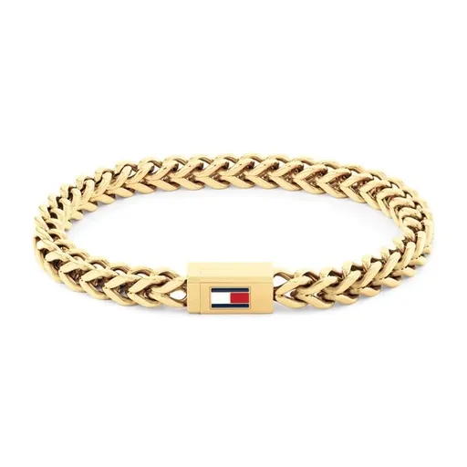 Tommy Hilfiger Brățară modernă placată cu aur pentru bărbați 2790648 17,5 cm