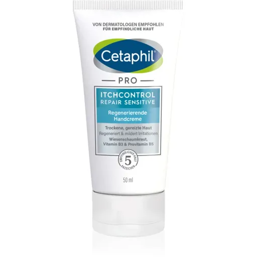 Cetaphil PRO ItchControl Repair Sensitive Regenerating Hand Cream Cremă de mâini regeneratoare pentru piele sensibila 50 ml