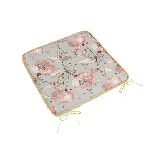 Bellatex Perna Adéla netedă Lilie somon, gri, 40 x 40 cm