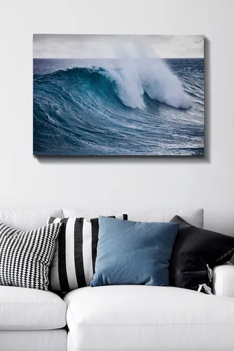 Tablou decorativ, Kanvas Tablo (70 x 100), Cadru: 100% LEMN (grosime: 3 cm), Multicolor