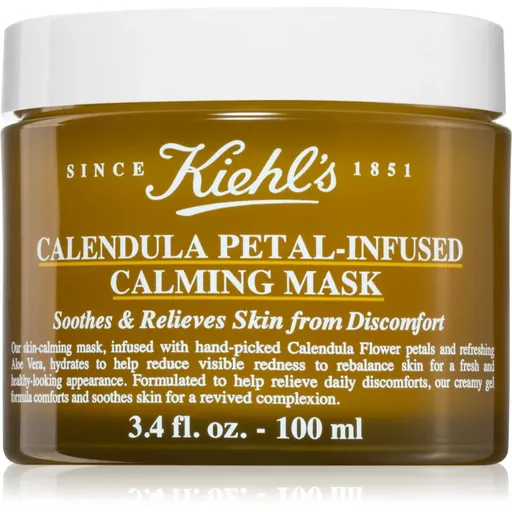 Kiehl's Calendula Petal-Infused Calming Mask masca faciala hidratanta pentru toate tipurile de ten 100 ml