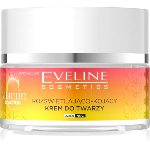 Eveline Cosmetics Vitamin C 3x Action crema iluminatoare cu efect calmant 50 ml
