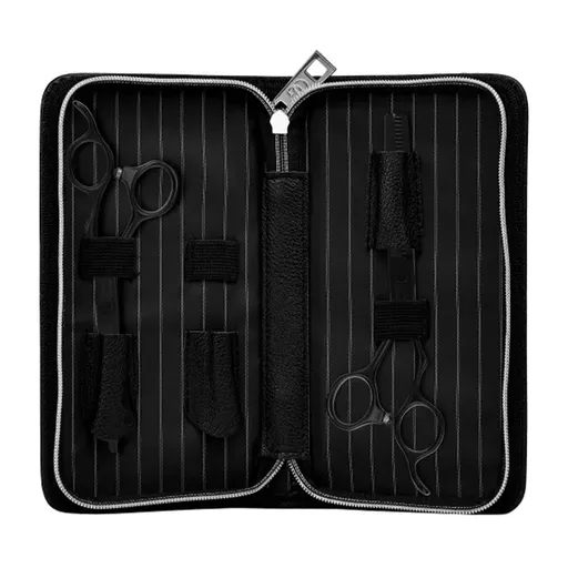 Set Foarfece de Tuns Olivia Garden SilkCut Pro Matt Black 5.75 inch + 6.35 inch