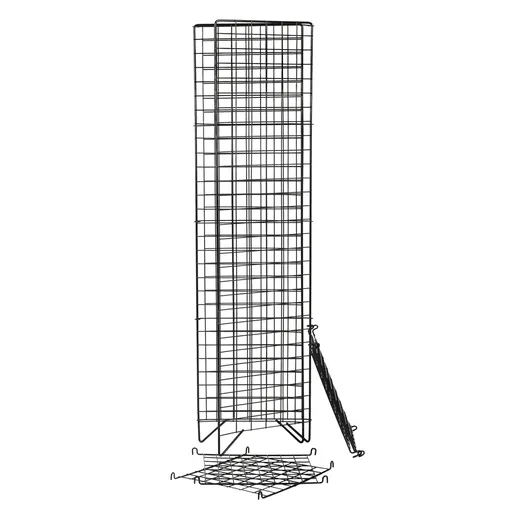 Corp biblioteca, Hanah Home, Elvis, 137.5x37x35 cm, Negru