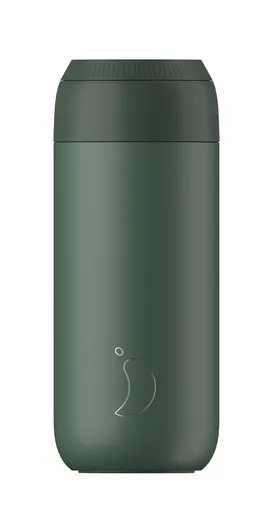 Cană termos Chilly's Bottles - Verde închis 500ml, Ediția Seria 2
