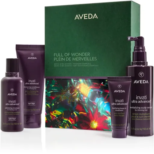 Aveda Holiday Full of Wonder: Invati™ Ultra Advanced Thickening Essentials set cadou de Crăciun pentru păr