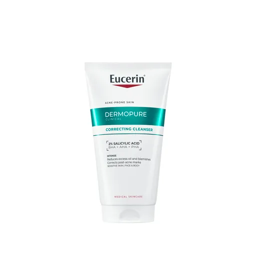 Eucerin Gel de curățare pentru pielea cu probleme DermoPure Clinical (Correcting Cleanser) 150 ml