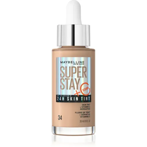MAYBELLINE NEW YORK SuperStay Vitamin C Skin Tint ser pentru uniformizarea nuantei tenului culoare 34 30 ml