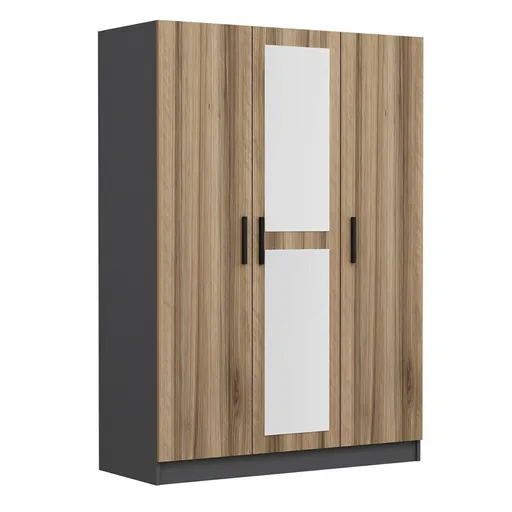 Dulap pentru haine, Hanah Home, Kale Oak, 135x210x52 cm, Stejar