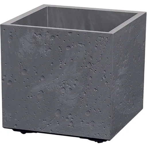 Ghiveci SIERRA SQUARE BETON EFFECT 38,5 cm , gri, gri, M