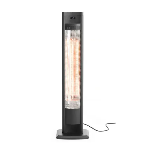 Incalzitor Terasa Tornado cu Infrarosu, Negru , 220-240V/2000W, 150x262x(h)1109 mm