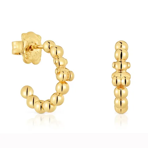 Tous Cercei rotunzi placați cu aur Gloss 1004094000