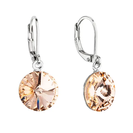 Evolution Group - Pavona Cercei suspendați decenți cu cristale Swarovski 51078.3 light peach