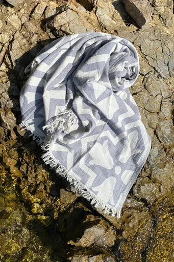 Prosop de plaja, L'essentiel Maison, Lalezar, Gri