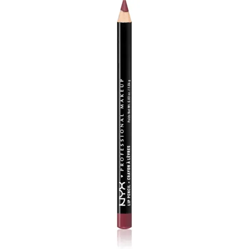 NYX Professional Makeup Slim Lip Pencil creion de buze cu trasare precisă culoare 803 Burgundy 1 g