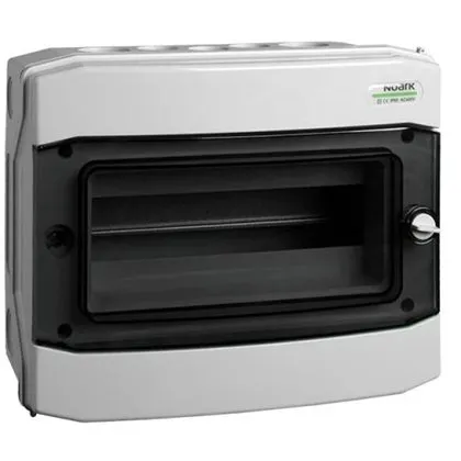 Cofret de distributie din plastic, Noark 113263 PHS 18T, montare aparenta, IP65, 1 rand, 18 module