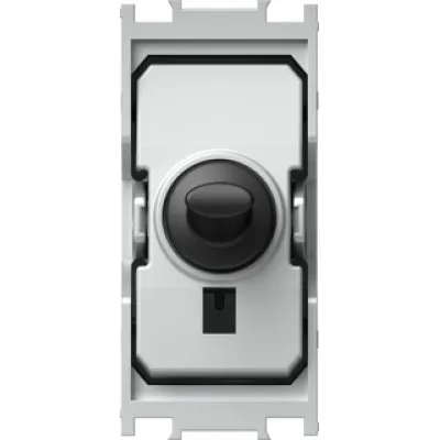 Modul Edge Intrerupator pin simplu 16AX 250V~ 1M negru, TEM Modul TEM-SP10PB-U