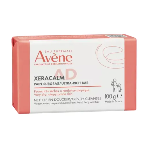 Avène Cub de curățare pentru piele foarte uscată și atopică XeraCalm (Ultra-Rich Bar) 100 g