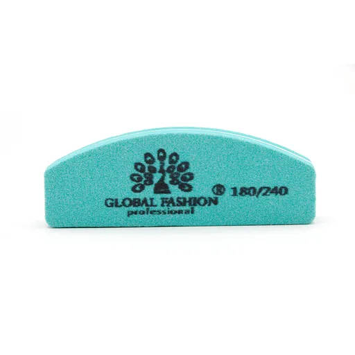 Buffer pentru unghii, mini, granulatie 180/240, verde