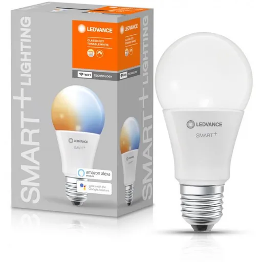 Bec Led Ledvance SMART+ WiFi Classic Tunable White, E27, A60, 9W (60W), 230V Osram 000004058075485372