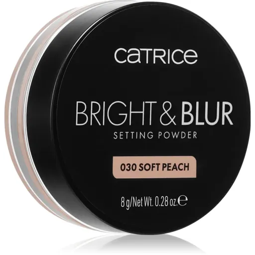 Catrice Bright & Blur pudra pentru stralucire culoare 030 Soft Peach 8 g