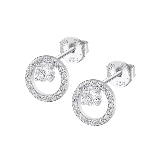 Lotus Silver Cercei din argint strălucitori cu zirconii LP3080-4/1