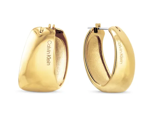 Calvin Klein Cercei eleganți placați cu aur Modern Purity 35000832