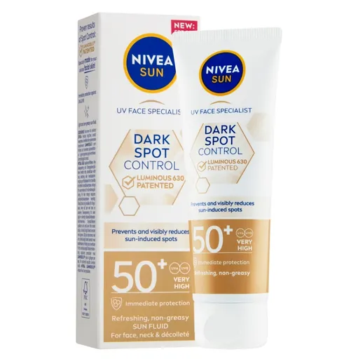 Nivea Cremă de piele pentru bronzare SPF 50+ Sun Dark Spot Control Luminous 630 (Sun Fluid) 40 ml
