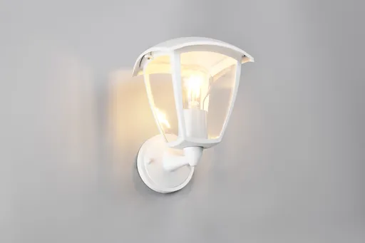 Lampa de gradina Venta, TRIO, 17x20x24 cm, 10W, 1x E27, aluminiu, alb mat