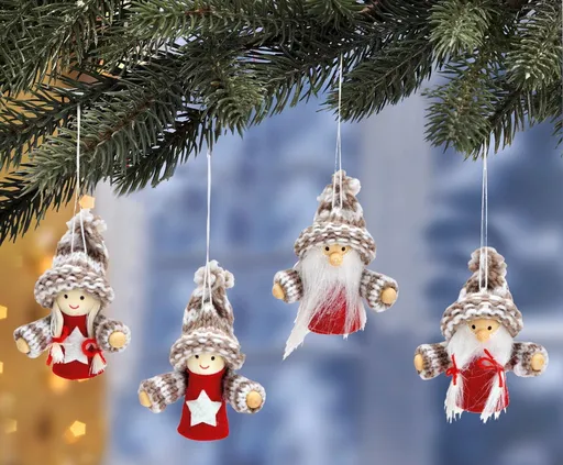 Decorațiuni Crăciun Familie de iarnă 4bc