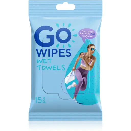 GoWipes Wet Towels Servetele umede cu efect revigorant 15 buc