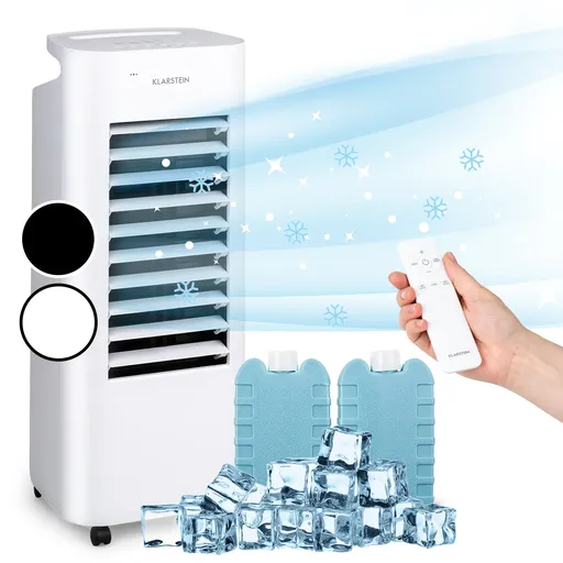 Klarstein IceWind Max, răcitor de aer 3-în-1, 330 m³ / h 60W, oscilație, 6 litri, temporizator, telecomandă