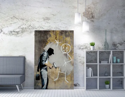 Tablou decorativ, WY121 (50 x 70), Canvas imprimat, Multicolor