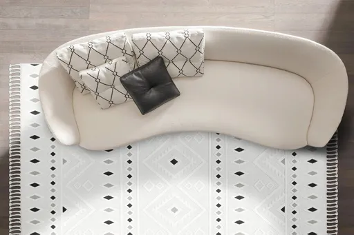 Covor, 33412A Malta, 120x180 cm, Crem / Gri