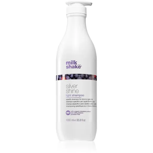 milk_shake® Silver Shine șampon pentru păr gri și blond light 1000 ml