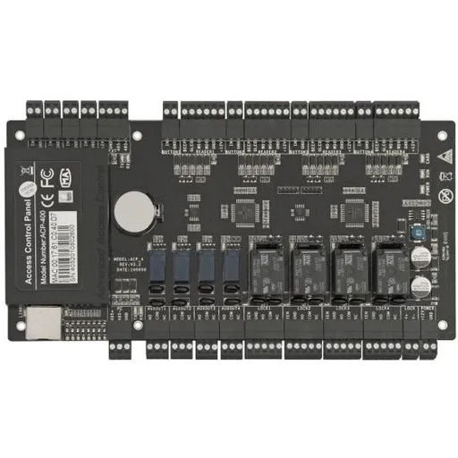 Centrala de control acces pentru 4 usi unidirectionale sau 2 bidirectionale ZKTeco CCA3-4-1