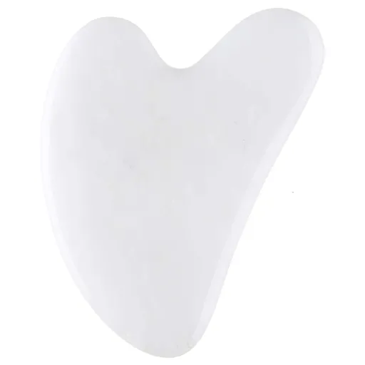 Palsar 7 Placă de masaj Guasha Jad alb