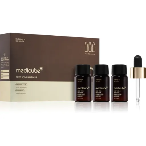 Medicube Deep Vita C Ampoule 2.0. fiolă pentru uniformizarea nuantei tenului 3x10 g